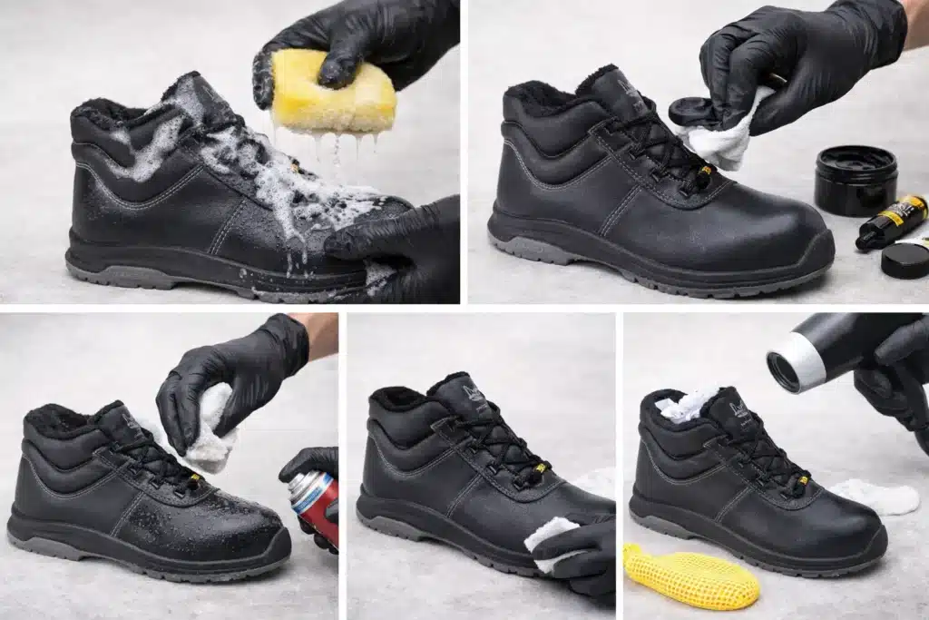 การดูแลรักษา รองเท้าเซฟตี้