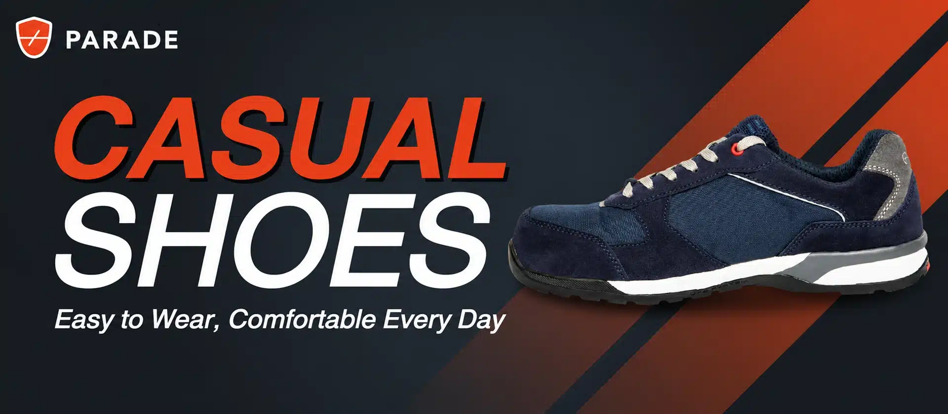 casual safety shoes banner